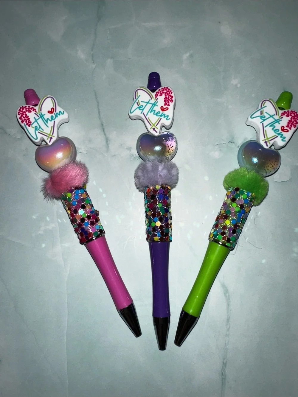 “Let Them” - Set of 3 Custom Pens